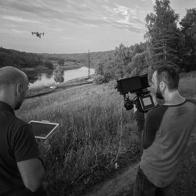 Backstage. Filmmaker Vadim Averin