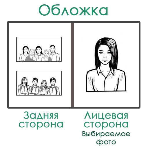 СШ. Папка-И Арт.№ 22. 2026. Выпускные альбомы для школ и детсадов в Тюмени | Фотофикус