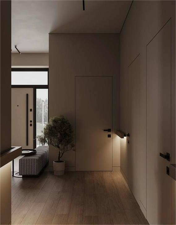 Одноэтажный дом под Ворсмой для заказчика с ограниченными возможностями. Дизайнер интерьера