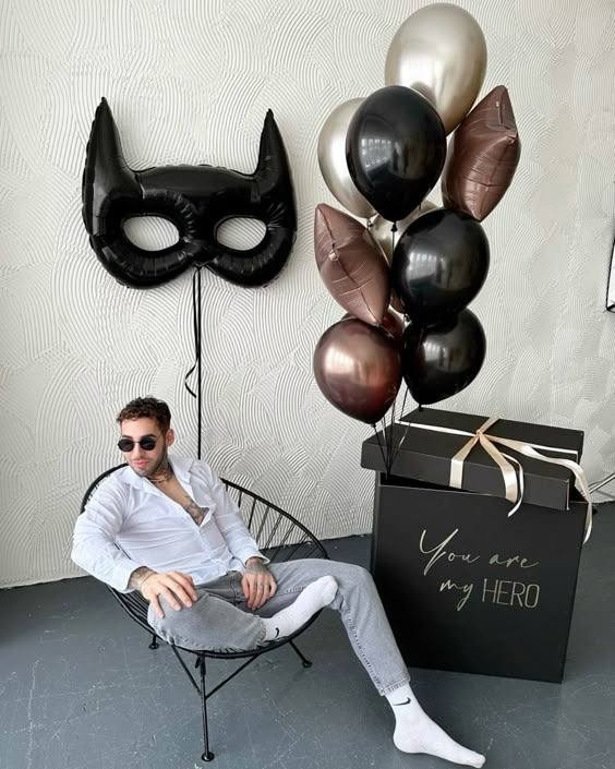 For him. Balloons and decorations in Serbia. Delivery 24/7