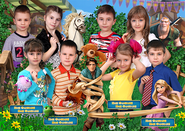 Выпускной альбом для детского сада Рапунцель. Medlori fotobook Выпускные альбомы в Липецке Лариса Медведева