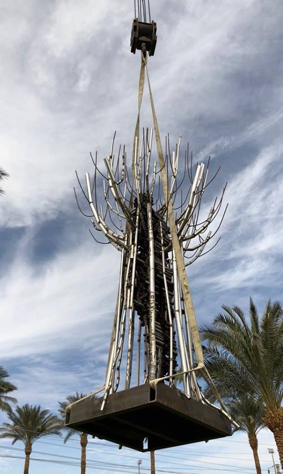 Человек дерево / Египет/ Хургада / 2018. Художник — скульптор Антонина Фатхуллина