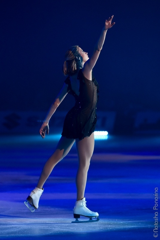 Carolina Kostner. Florence Ice Gala 2018. Russian figure skating photographer from Saint-Petersburg
