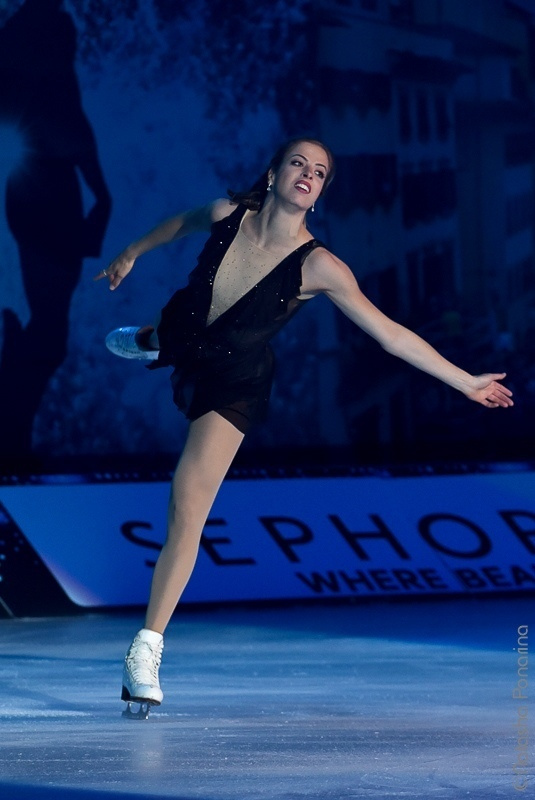 Carolina Kostner. Florence Ice Gala 2018. Russian figure skating photographer from Saint-Petersburg