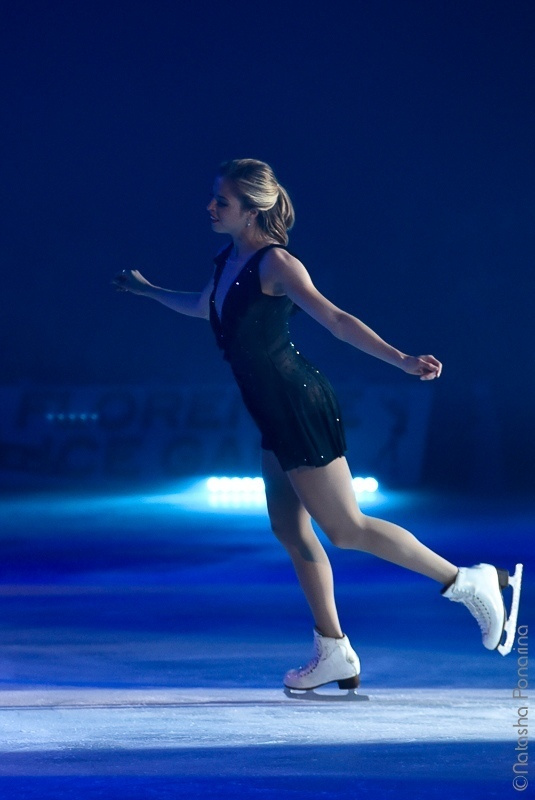 Carolina Kostner. Florence Ice Gala 2018. Russian figure skating photographer from Saint-Petersburg