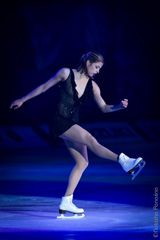 Carolina Kostner. Florence Ice Gala 2018. Russian figure skating photographer from Saint-Petersburg