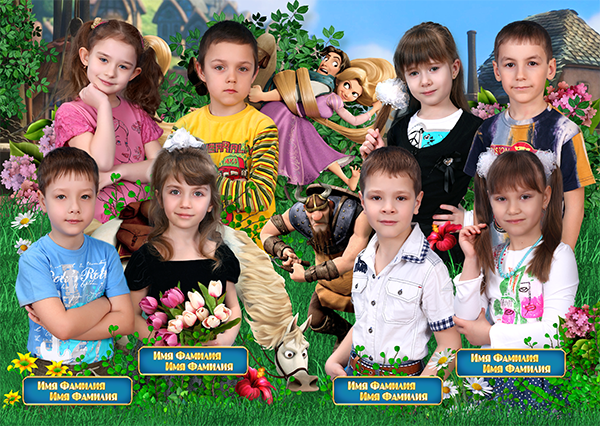 Выпускной альбом для детского сада Рапунцель. Medlori fotobook Выпускные альбомы в Липецке Лариса Медведева