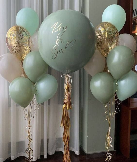 Gender balloons. Balloons and decorations in Serbia. Delivery 24/7