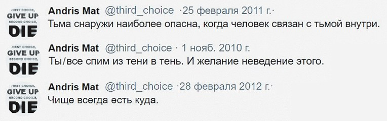 Twitter. ХРОНИКИ ХРОНОСА