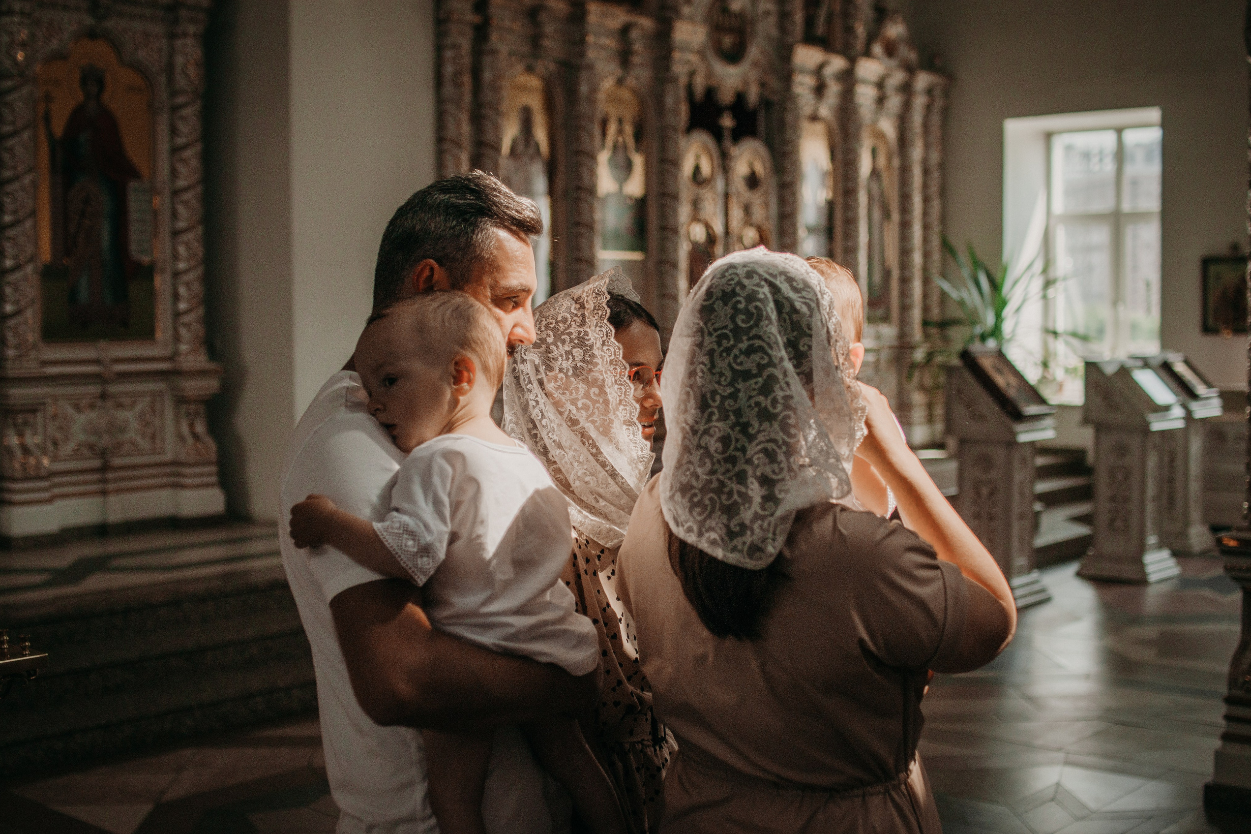 Репортаж КРЕЩЕНИЕ. Семейный фотограф в Екатеринбурге Всеволод и Марина Пономаревы