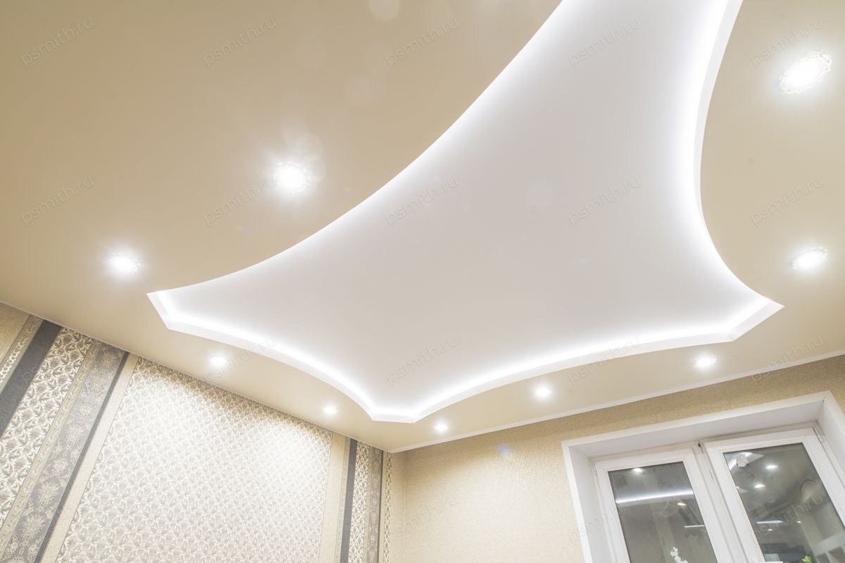 Потолки по материалу. Портфолио