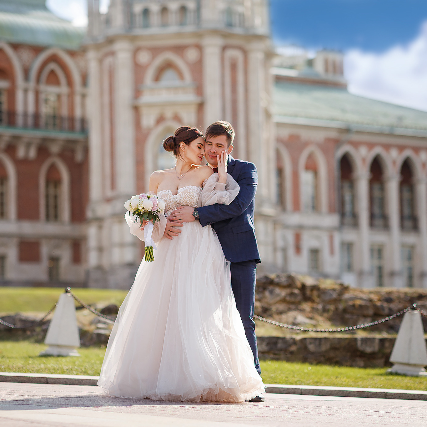 свадебная фотосессия в Царицыно