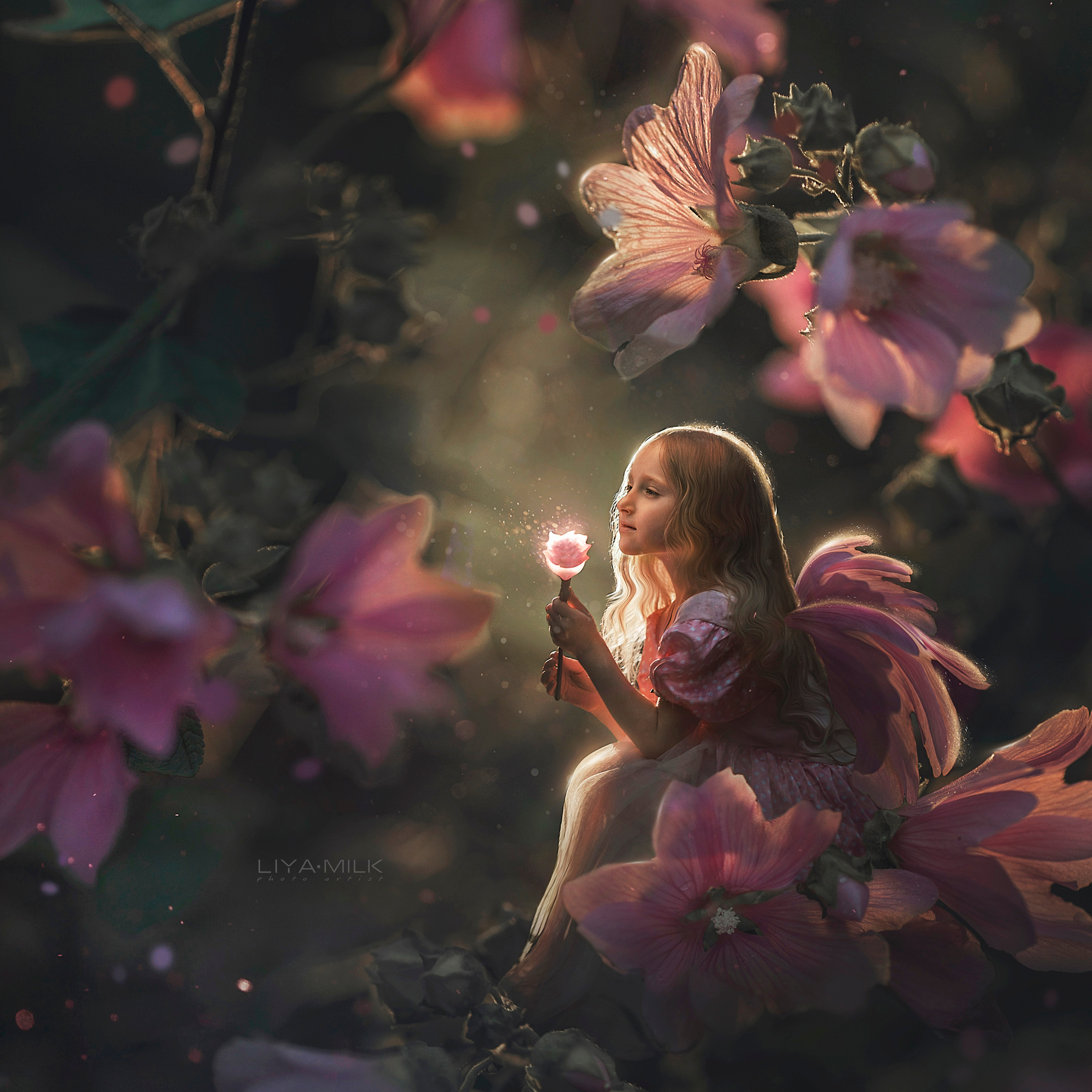 дюймовочка, детская фотосессия