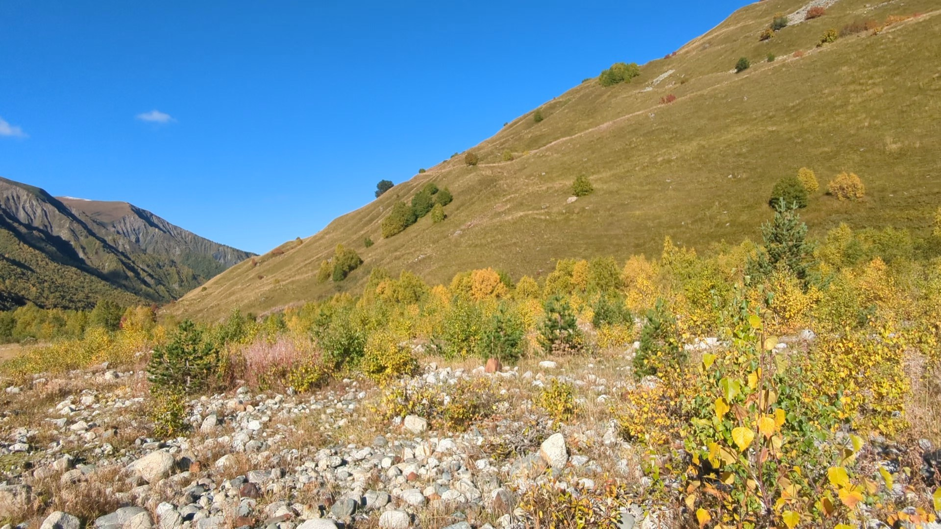 Adishi — Chkhunderi Pass — Khaldechala River Valley. Улицы Мира