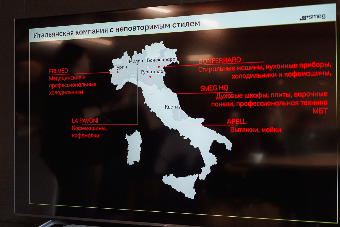 Презентация итальянского бренда SMEG. ВУД ТВОРЕЦ мебельная фабрика|ТВОРЕЦ студия мебели