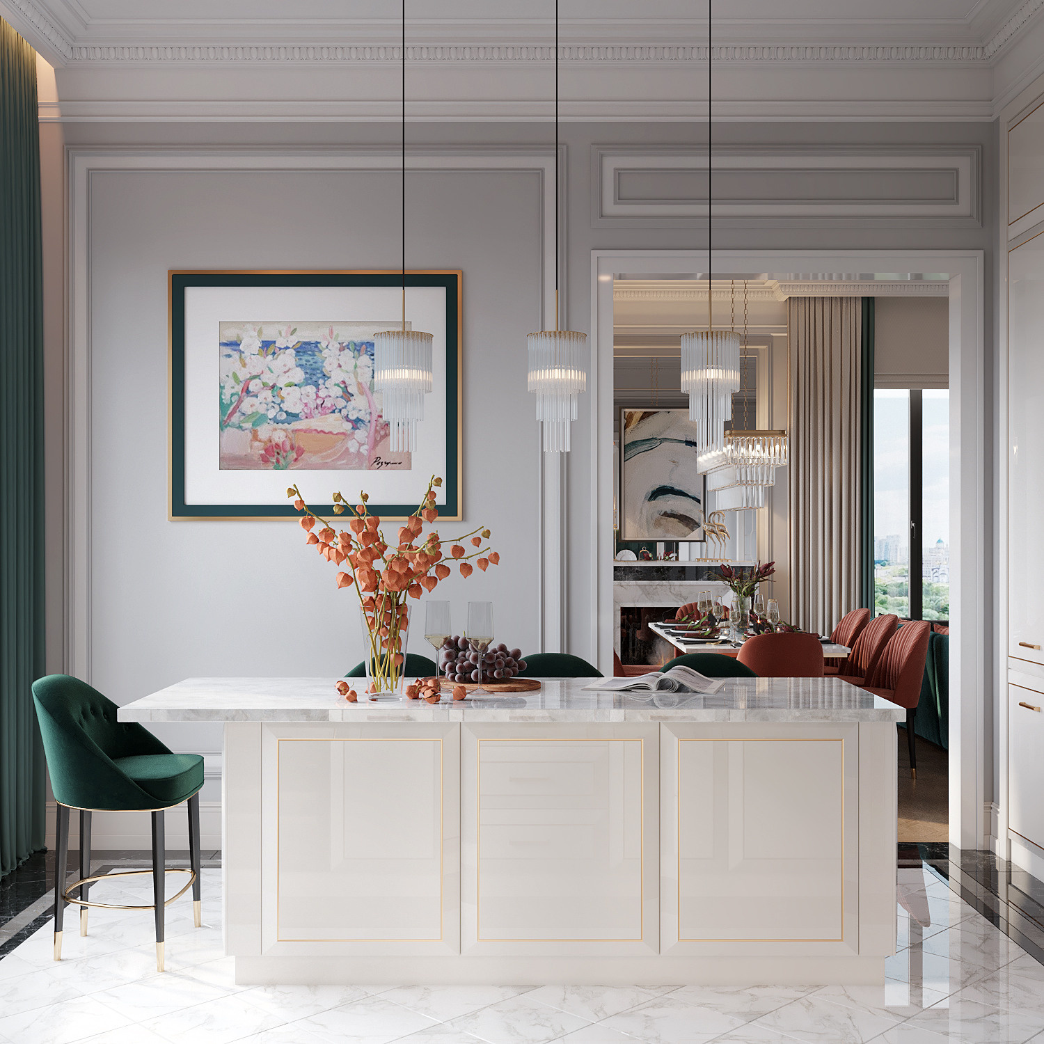 ЖК Река. Дизайн интерьера в Москве