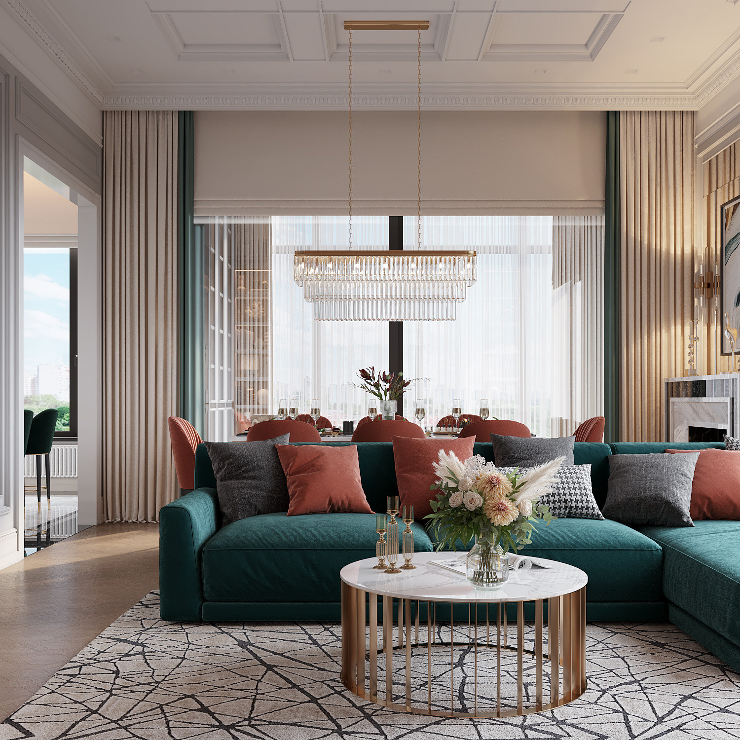 ЖК Река. Дизайн интерьера в Москве