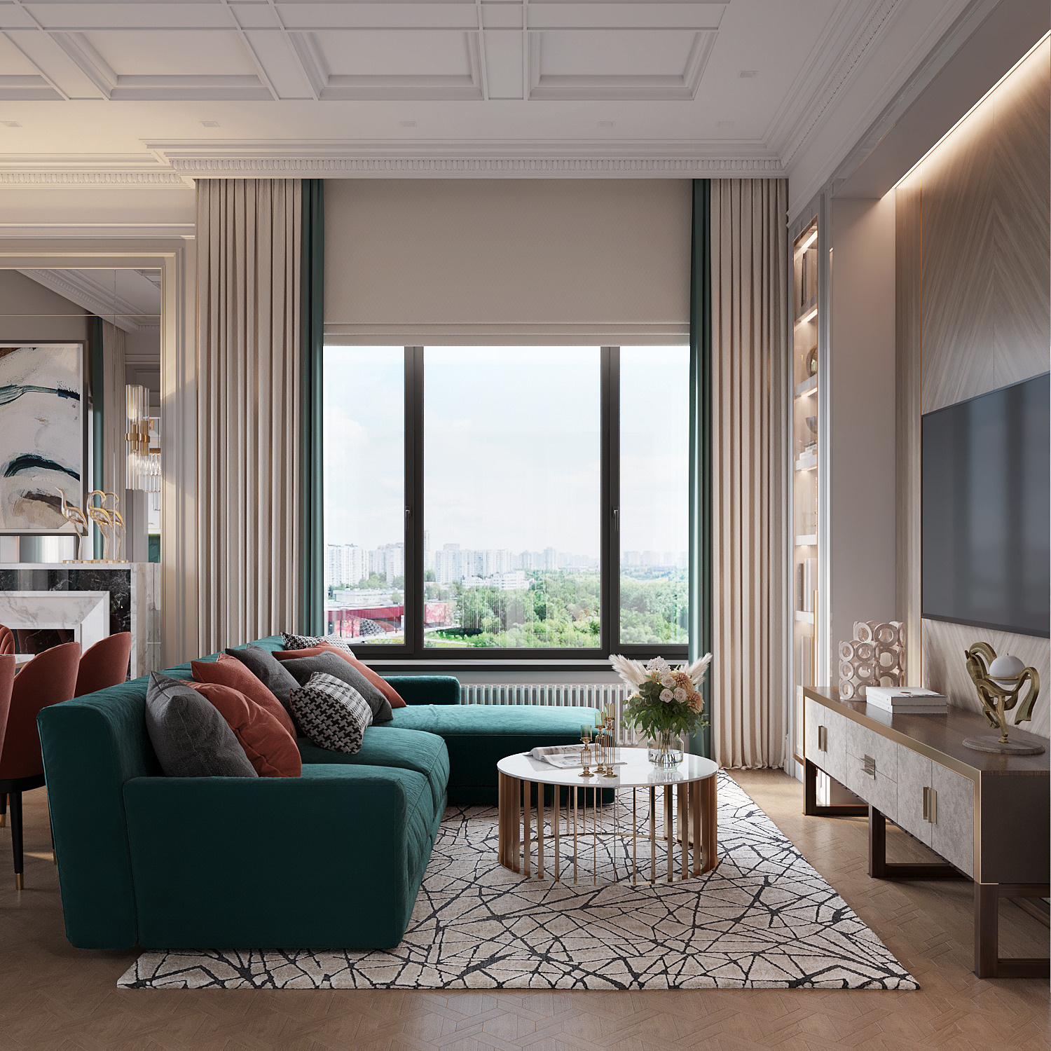 ЖК Река. Дизайн интерьера в Москве