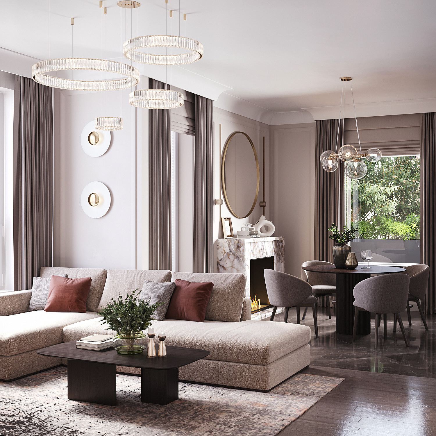 ЖК Сити парк 4. Дизайн интерьера в Москве