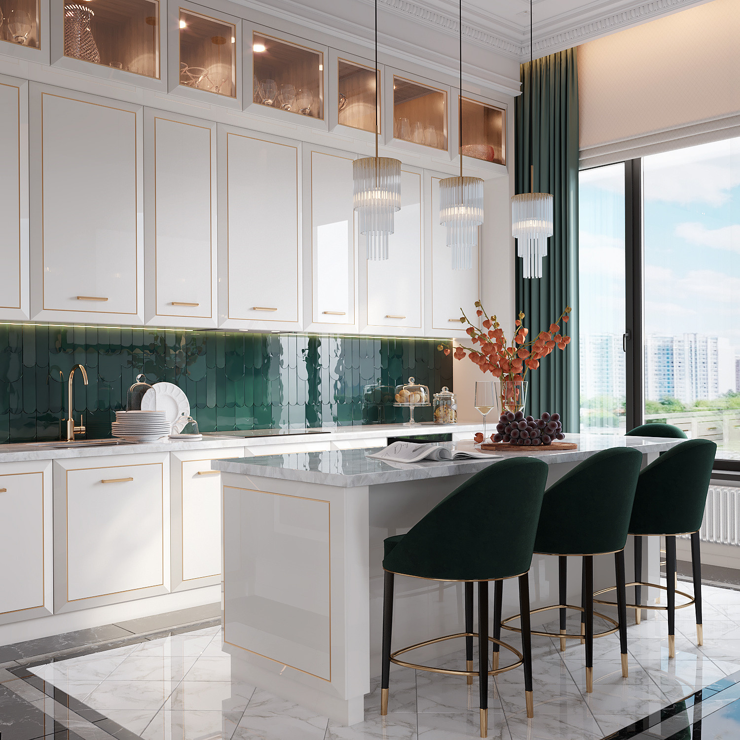 ЖК Река. Дизайн интерьера в Москве