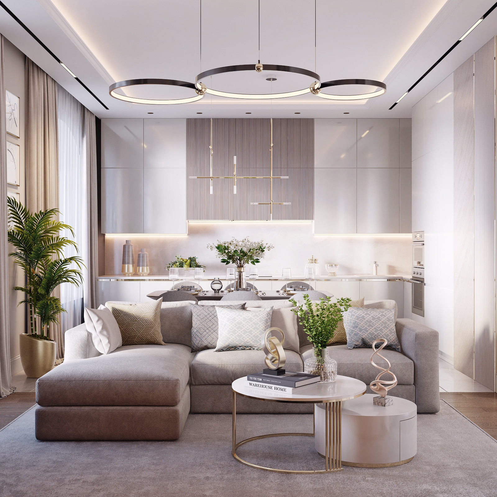 ЖК Серебряный парк. Дизайн интерьера в Москве