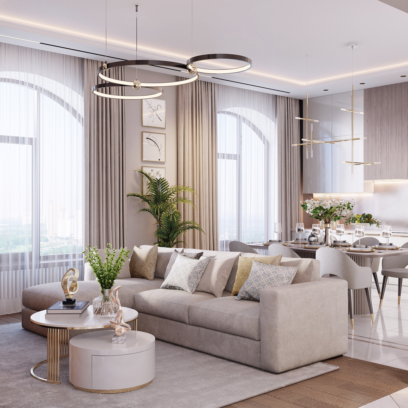 ЖК Серебряный парк. Дизайн интерьера в Москве