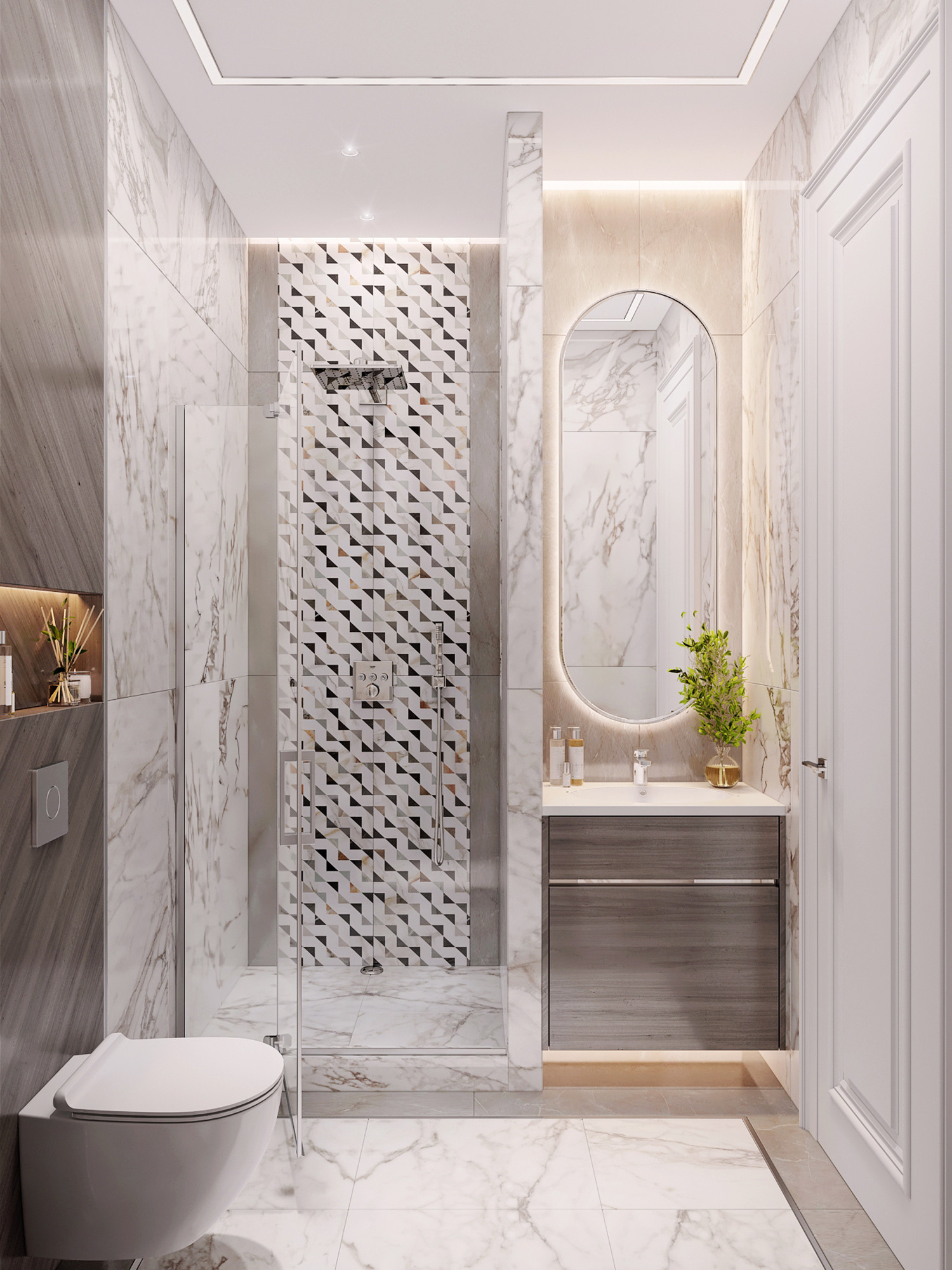 ЖК Серебряный парк. Дизайн интерьера в Москве