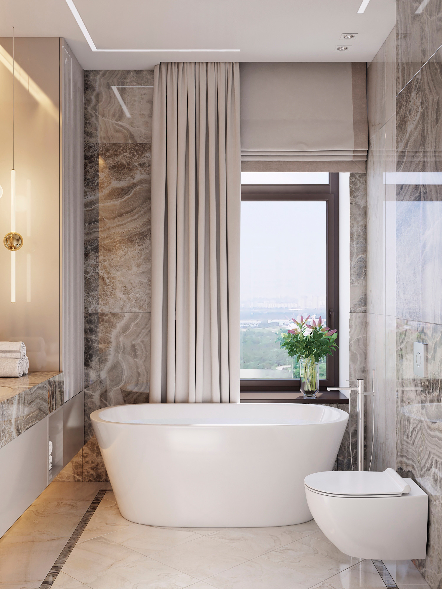 ЖК Серебряный парк. Дизайн интерьера в Москве