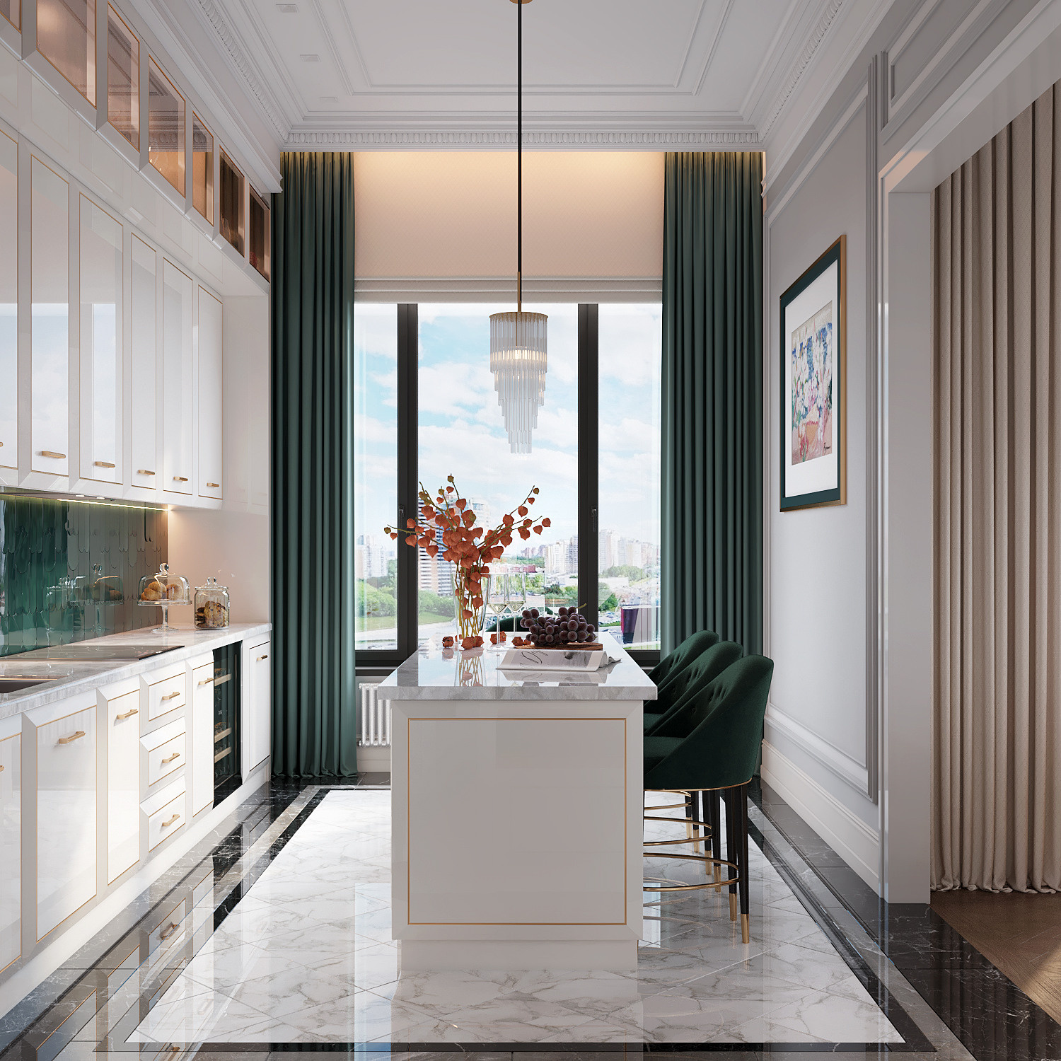 ЖК Река. Дизайн интерьера в Москве