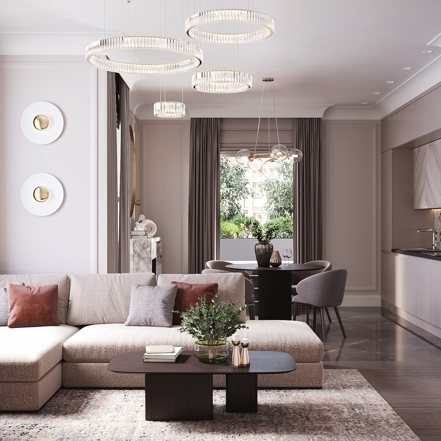 ЖК Сити парк 4. Дизайн интерьера в Москве