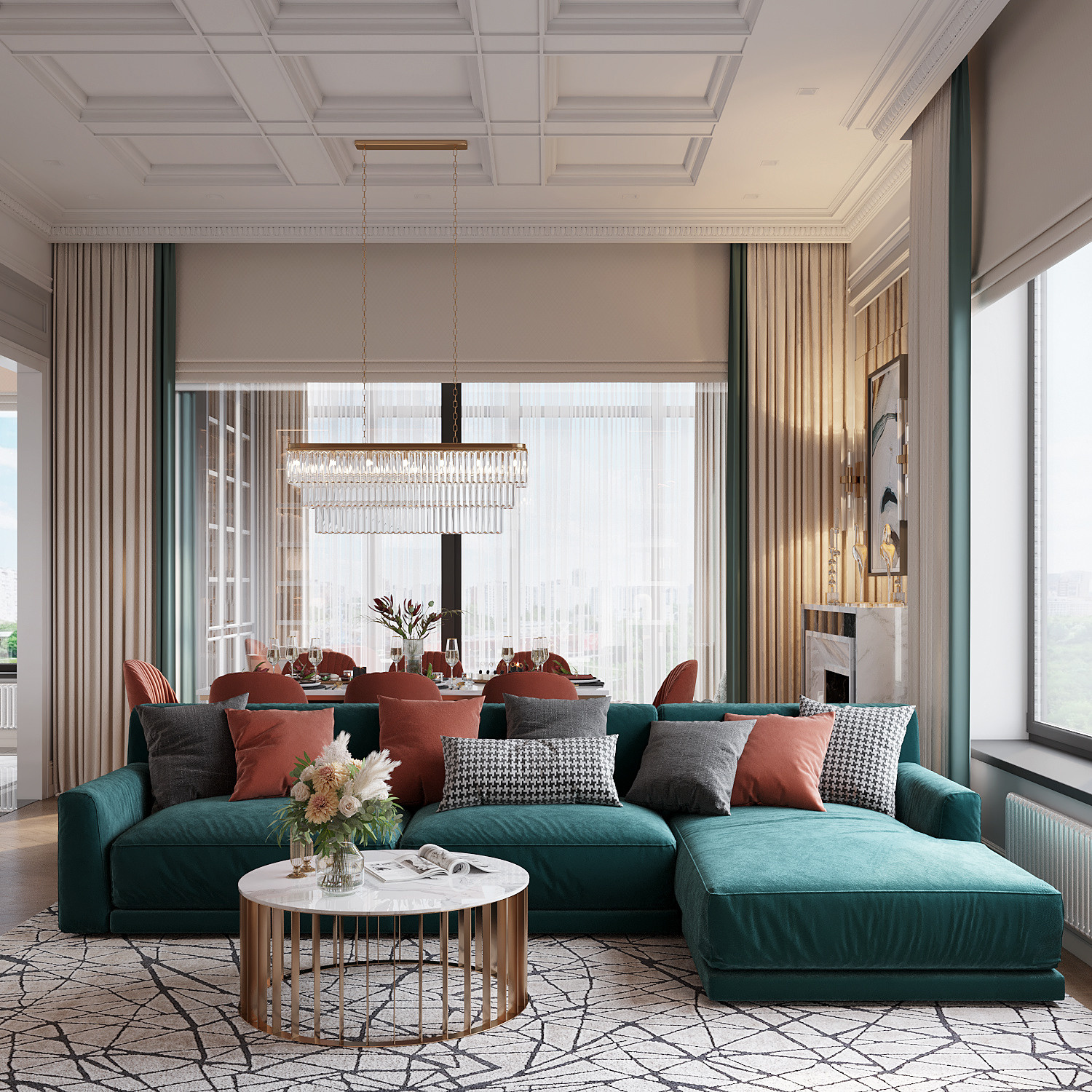 ЖК Река. Дизайн интерьера в Москве