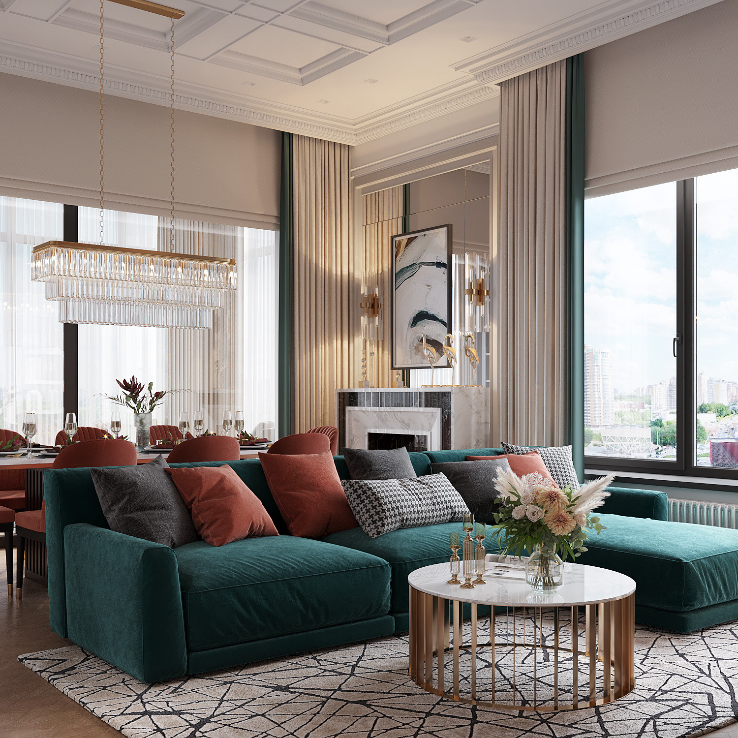 ЖК Река. Дизайн интерьера в Москве