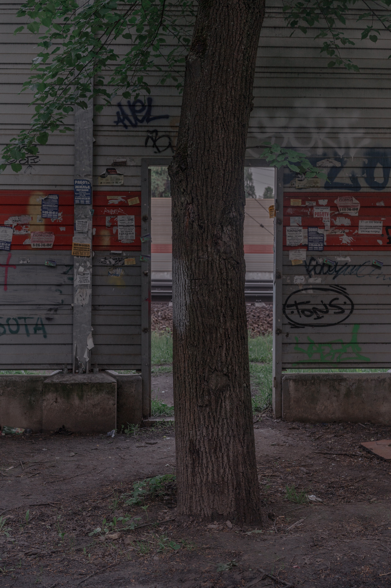 Train to the Dead-End. Mixed-media artist