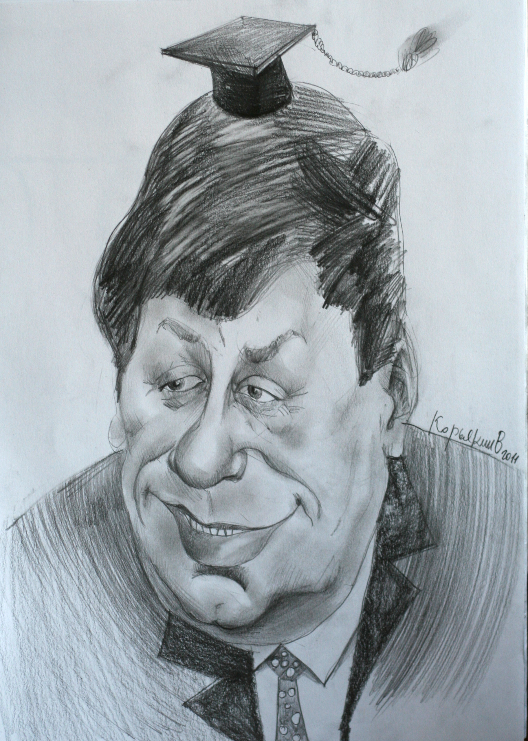 Шаржи в Екатеринбурге. Уральский художник-график Виктор Корьякин