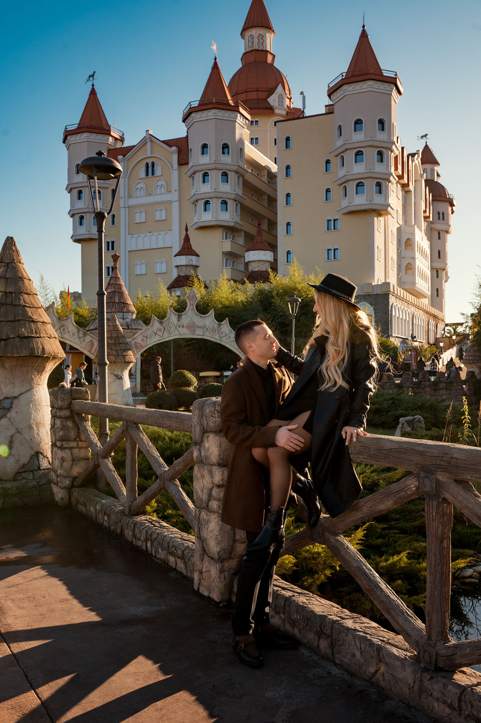 Романтичная фотосессия для влюбленных в Сириусе