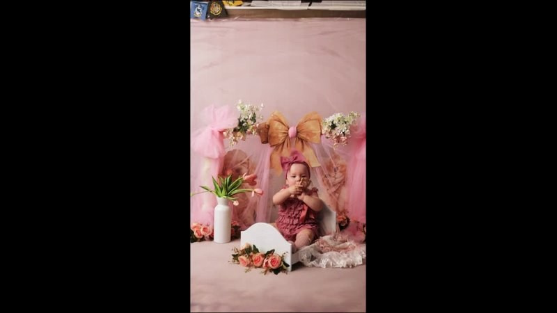 Дашенька, 9 месяцев. Фотограф новорожденных в Новокузнецке Анна Горошникова