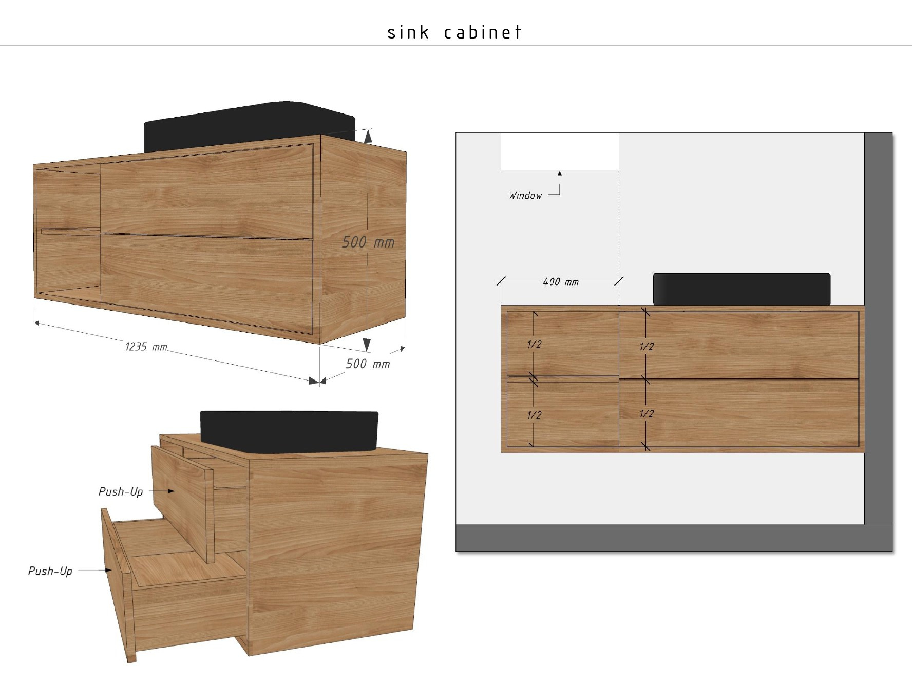 Costa-Rica studio. Интерьерная визуализация SketchUp+Enscape