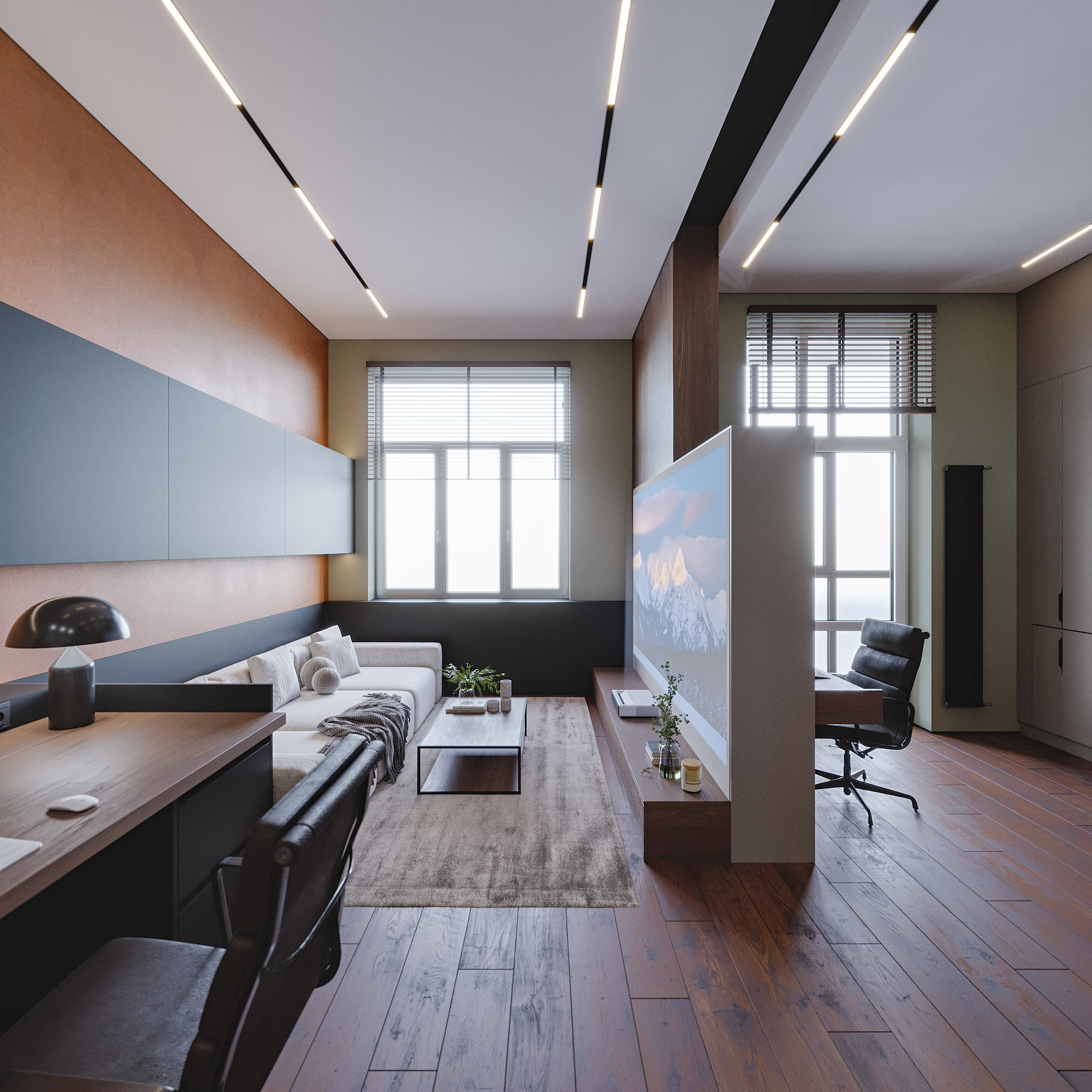 Проект HUB. Дизайн интерьера в Новосибирске, Мире, Онлайн | Студия дизайна интерьера TWOREZ