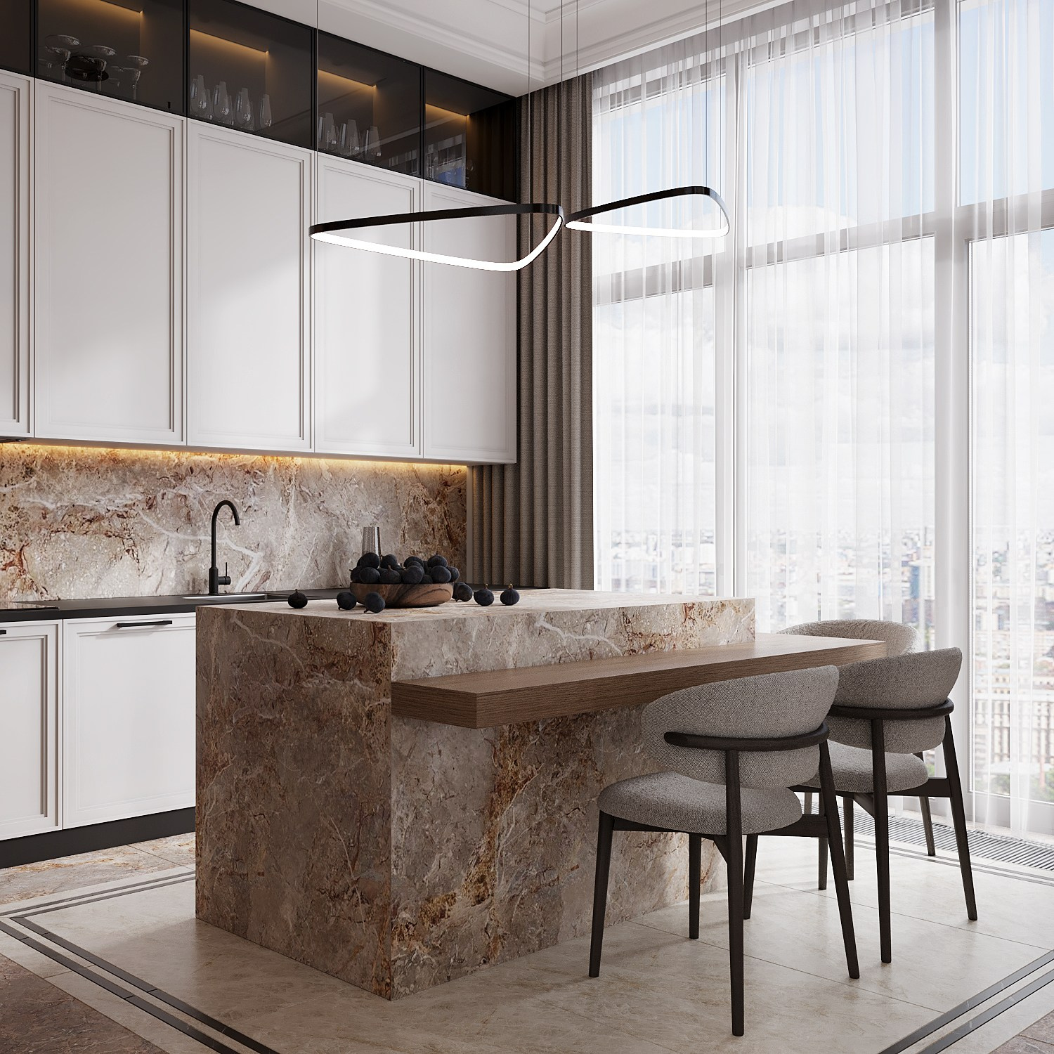 ЖК Река 2. Дизайн интерьера в Москве