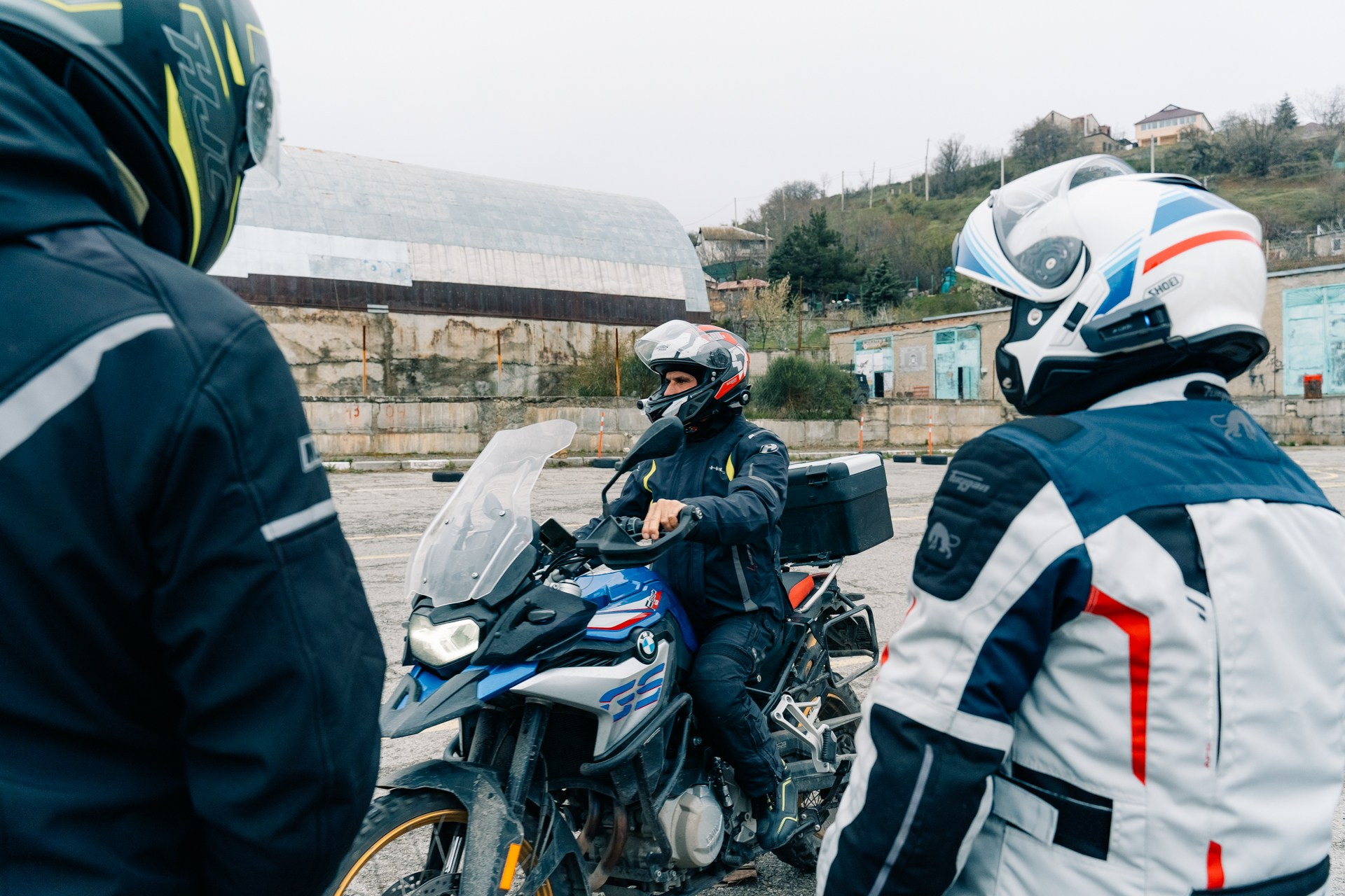 Занятия по безопасному управлению мотоциклом Владимир Оллилайнен