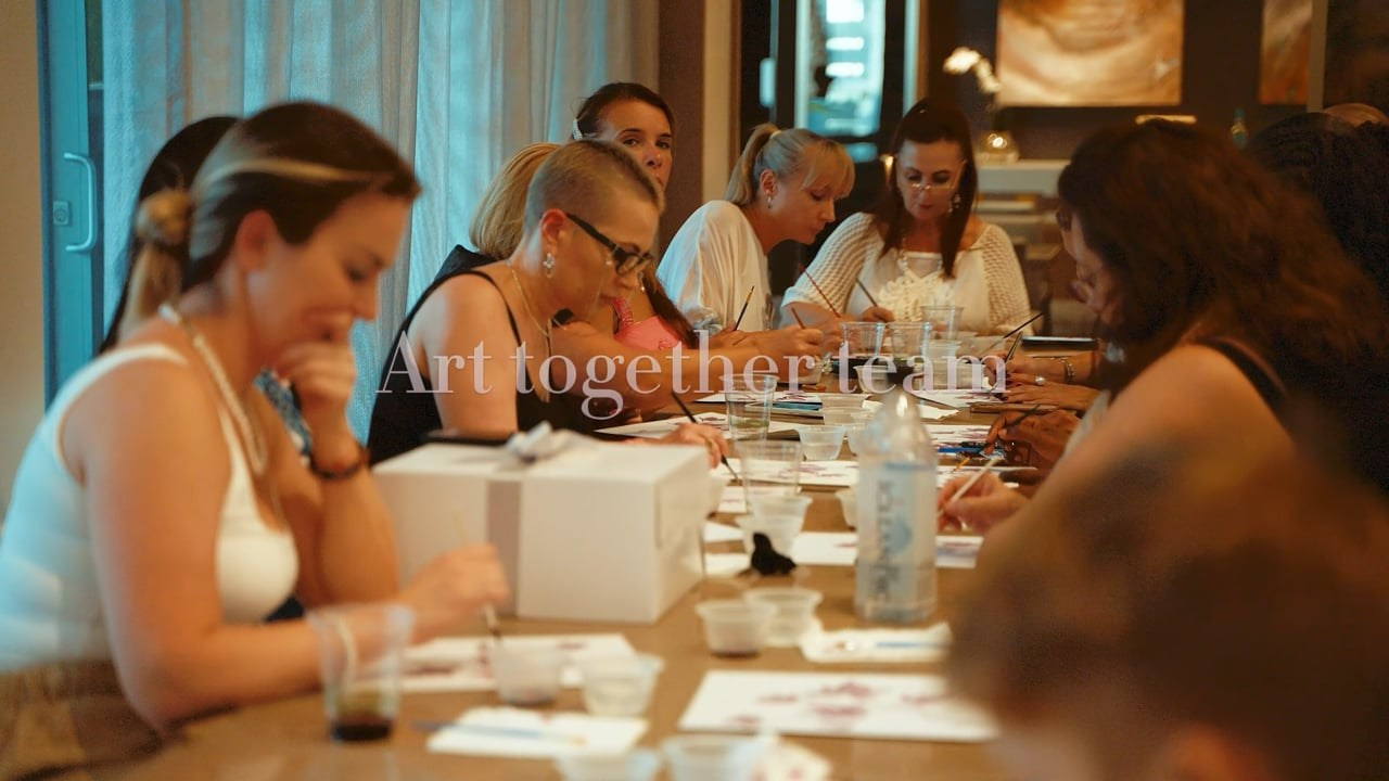 Artists' Vernissage and Master Class. Interior designer Nataliia Iksanova