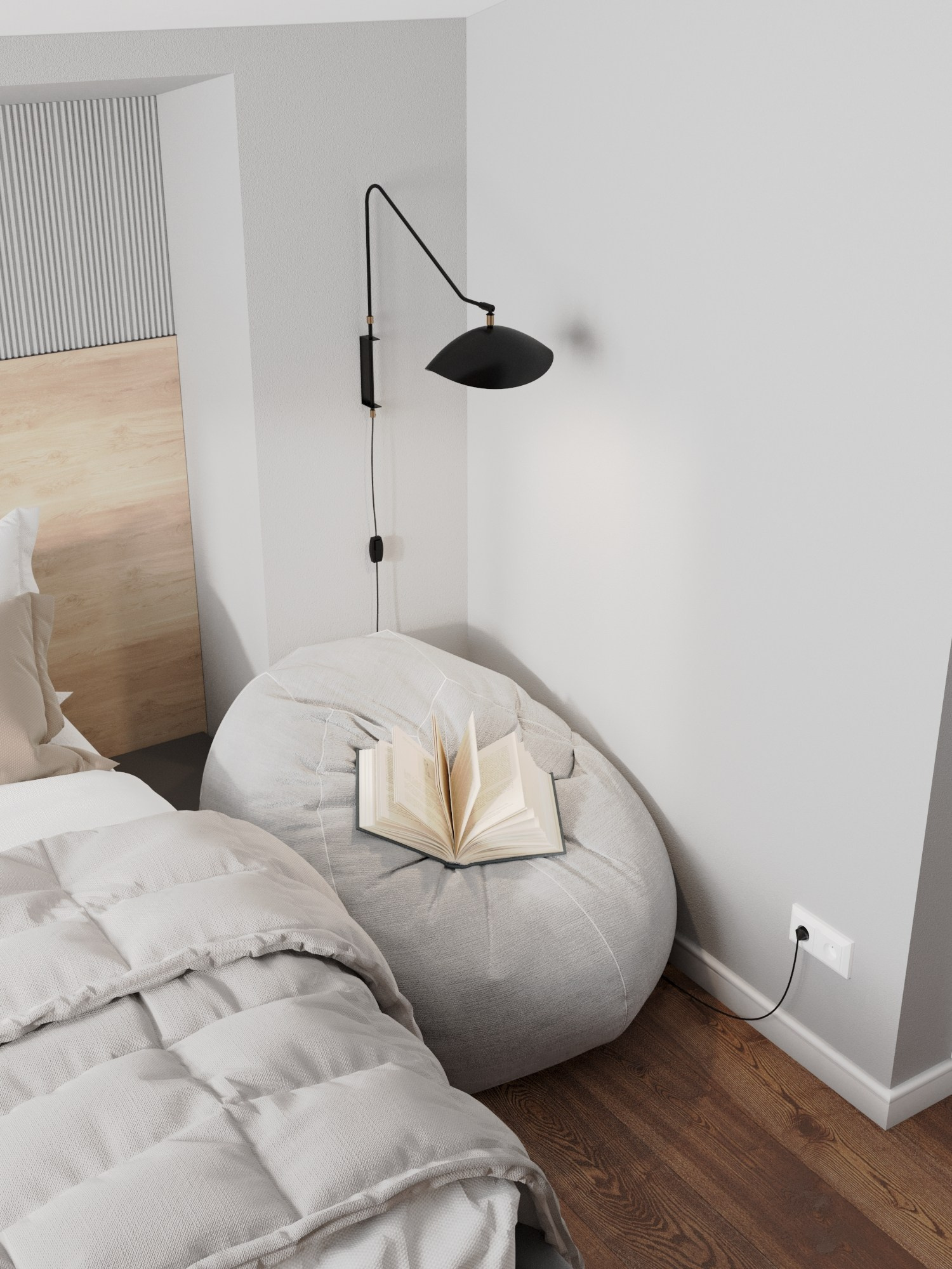 Проект квартиры в Хрустальном парке. 3D-дизайнер Кристина Пуляевская