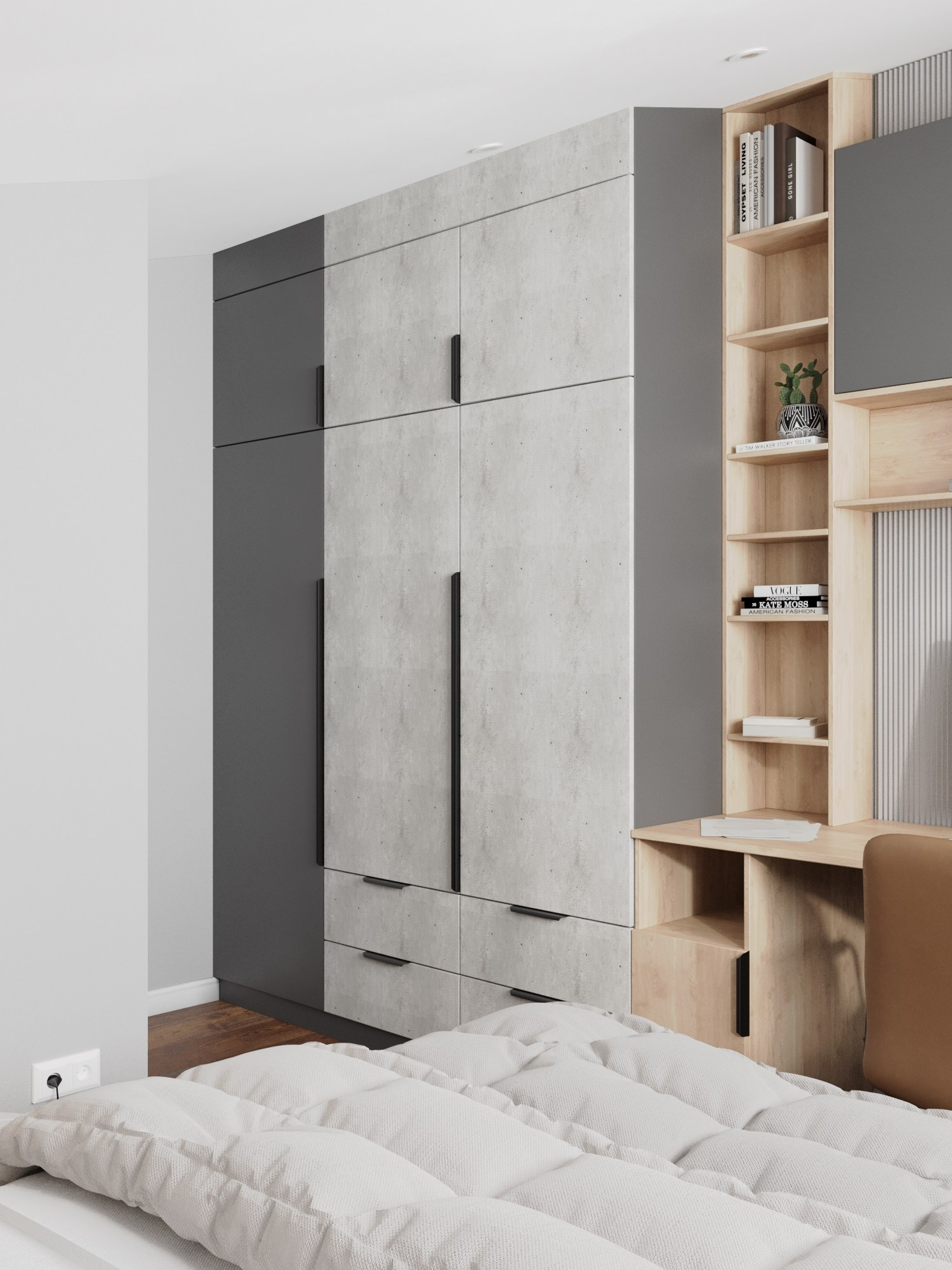 Проект квартиры в Хрустальном парке. 3D-дизайнер Кристина Пуляевская