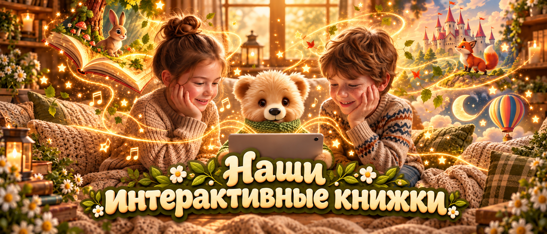 Интерактивные книги для детей с озвучкой и мультфильмом. МИШКА — ТОПТЫШКА