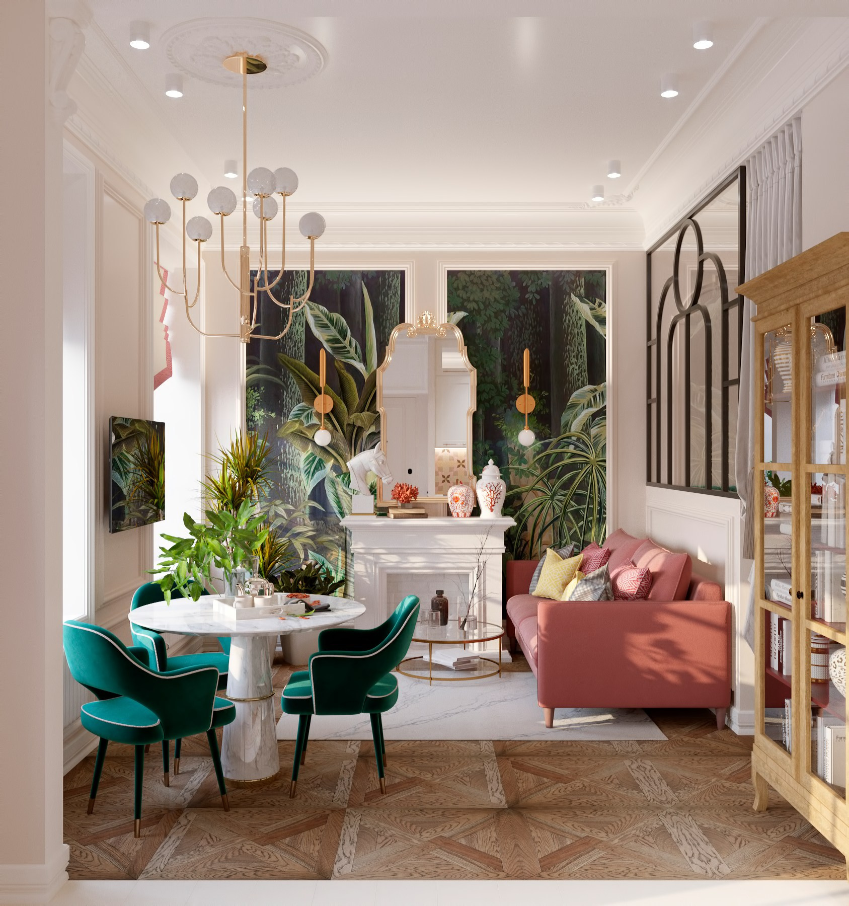 Гостиная в классическом стиле