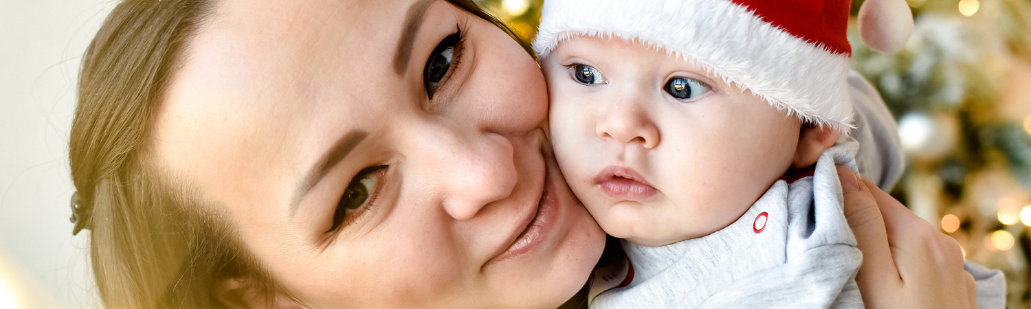 Новогодняя съемка Настя, Максим. Лев