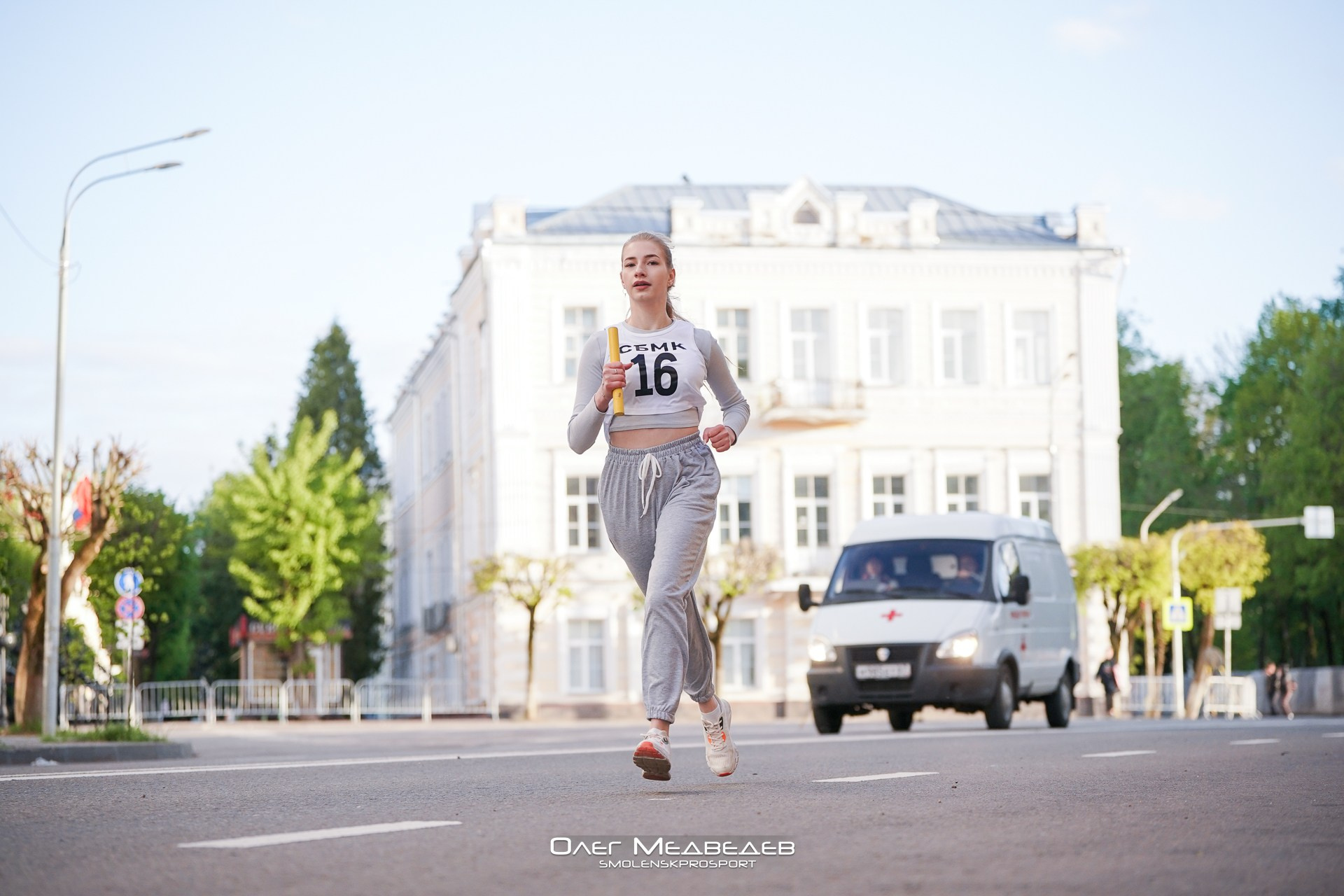 Эстафета Победа 2024 Смоленск. Спортивный фотограф Олег Медведев | prosport67 | Смоленск