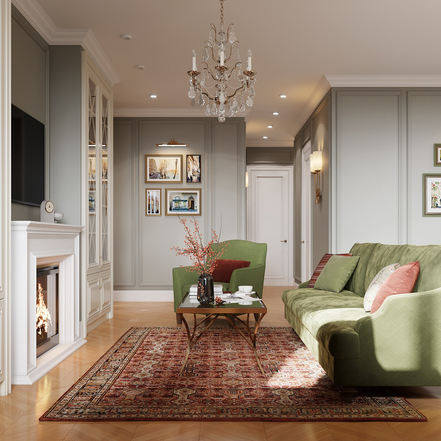 ЖК Мичуринский. Дизайн интерьера в Москве