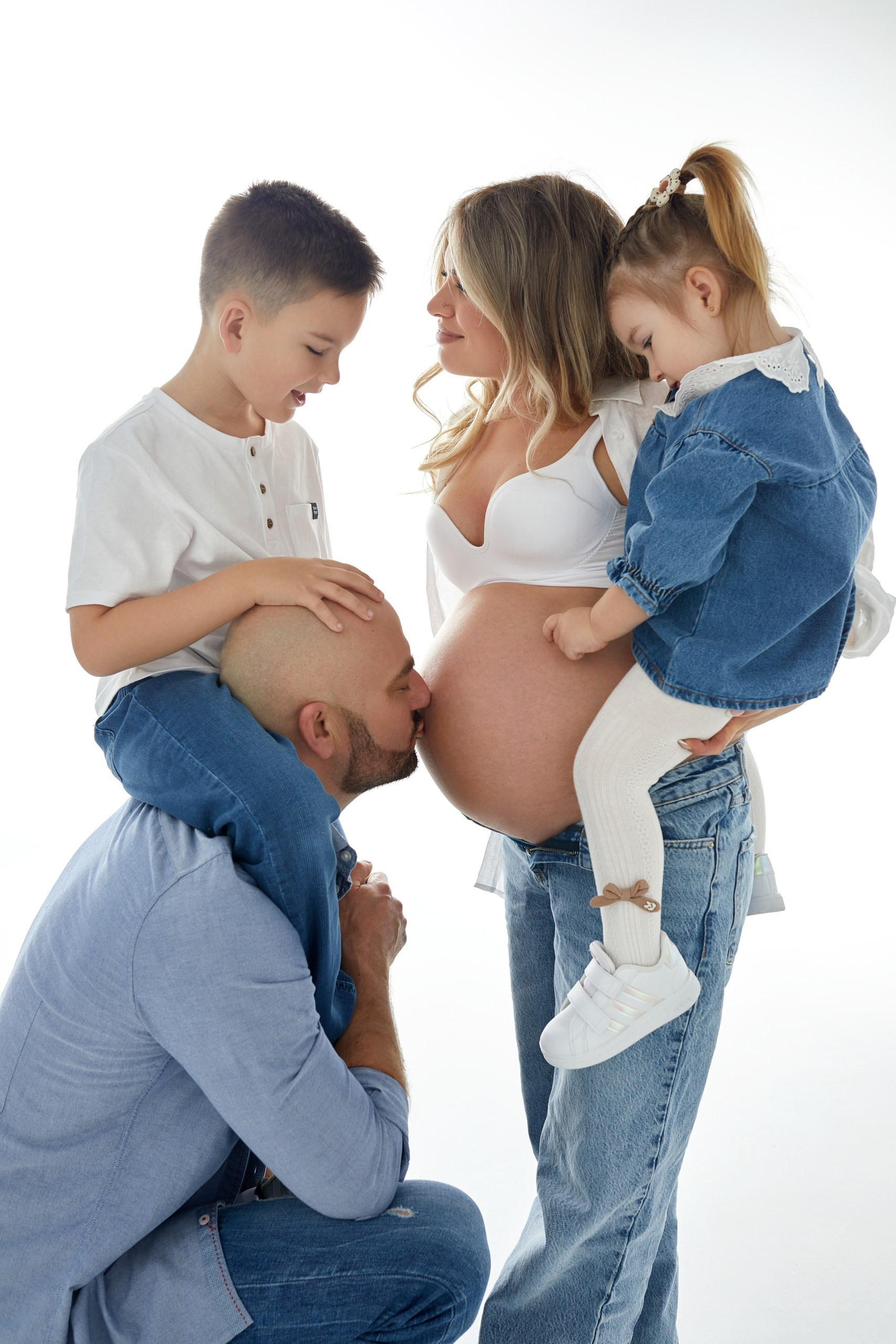 Фотосессия 2в1. Беременность + Семейная. Фотограф в Москве и Одинцово Кравченко Кристина