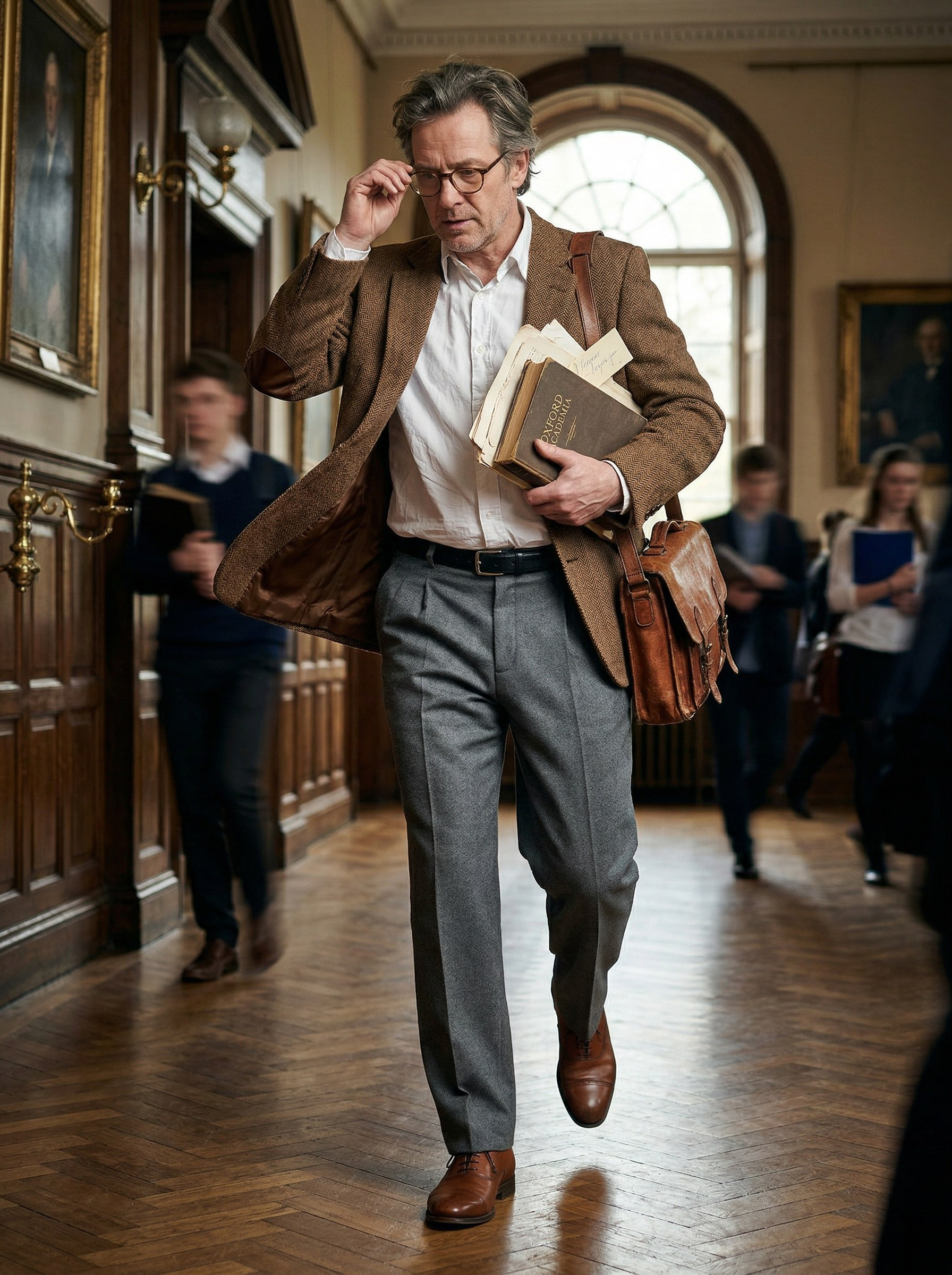 Генерация фото в интерьере для серых брюк 